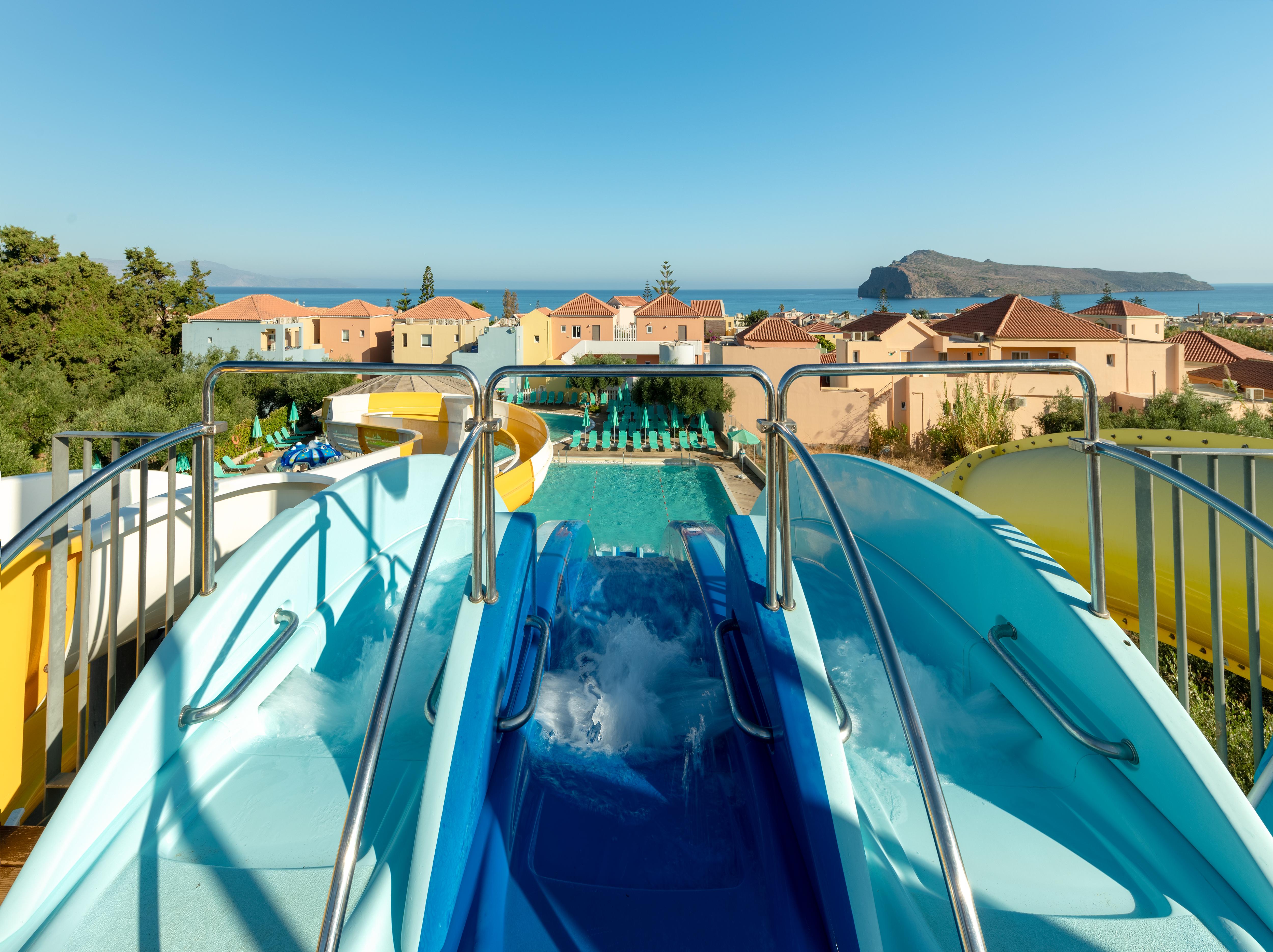 Iolida Village Water Park Hotel Agia Marina Dış mekan fotoğraf